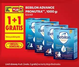 Mleko modyfikowane Bebilon Advance Pronutra 2 +3 warianty