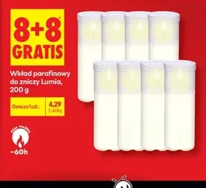 Wkład parafinowy do zniczy Lumia