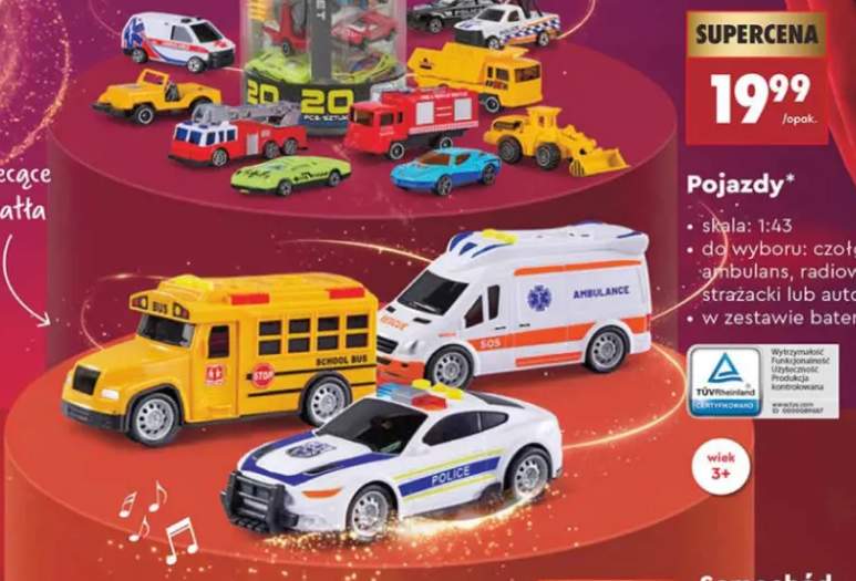 Pojazd koparka Elefun +5 wariantów