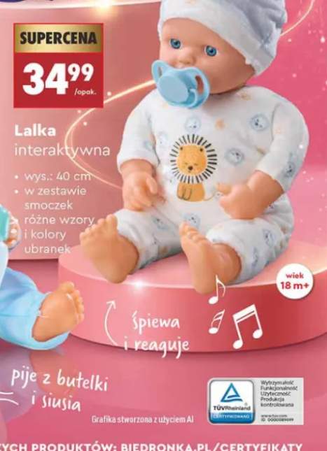 Lalka interaktywna EleFun