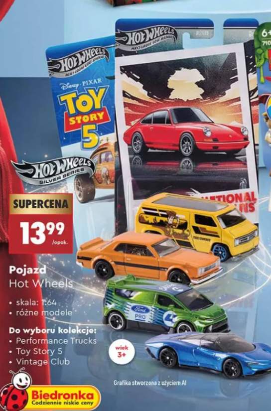 Pojazd Hot Wheels Performance Trucks +2 warianty