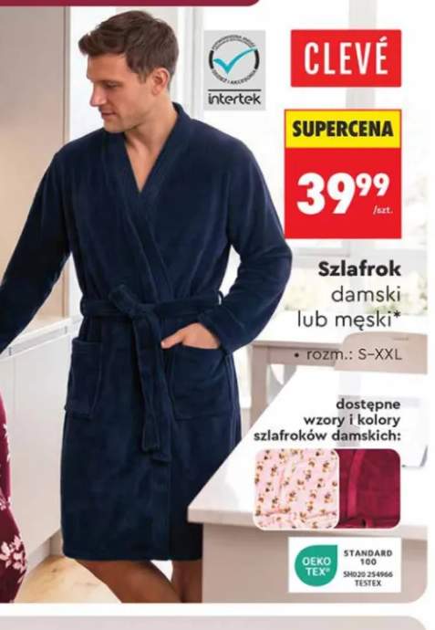 Szlafrok męski Clevé +1 wariant