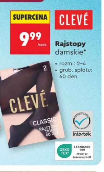 Rajstopy damskie Clevé