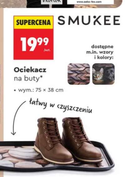 Ociekacz na buty 75x38 cm Smukee