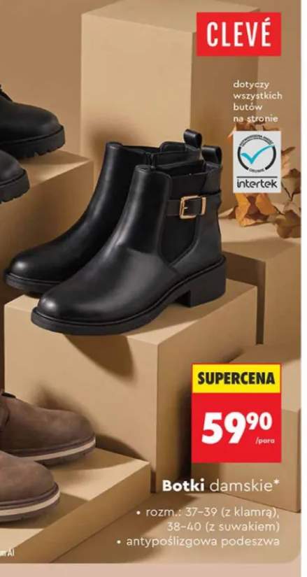 Botki damskie Clevé