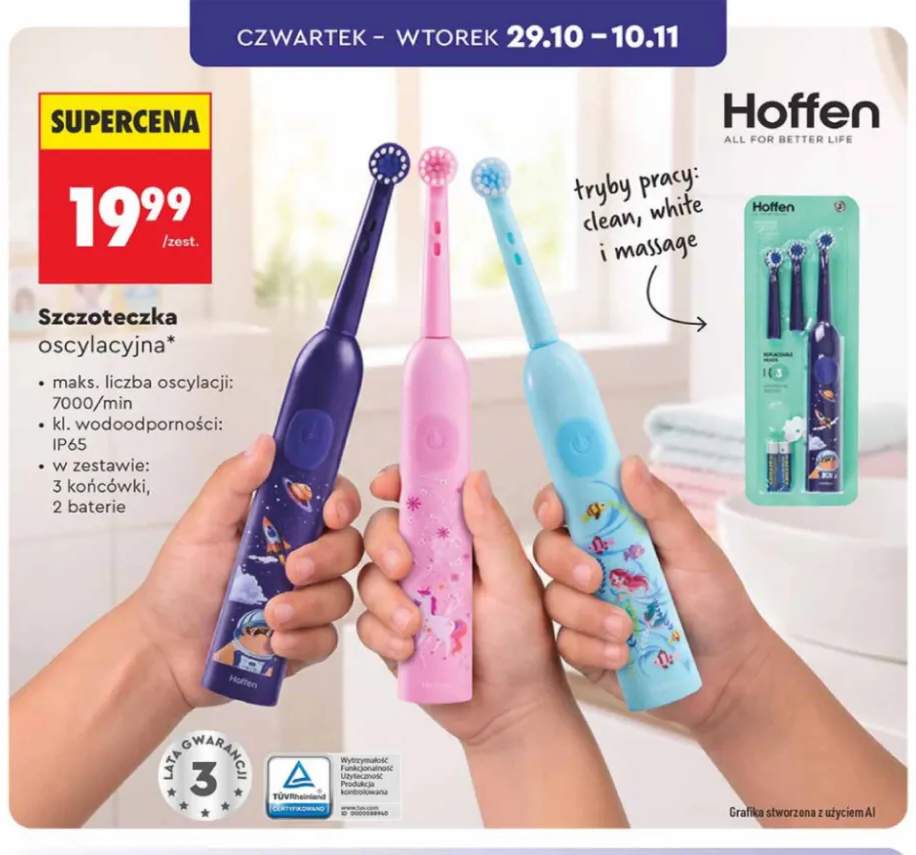 Szczoteczka oscylacyjna Hoffen