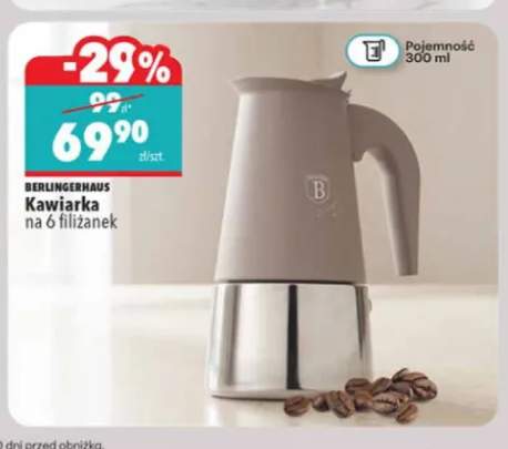 Kawiarka na 6 filiżanek BerlingerHaus