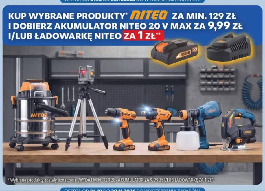 Akumulator Niteo 20V Max +1 wariant