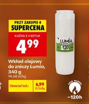 Wkład olejowy do zniczy Lumia