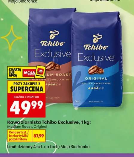 Kawa ziarnista Tchibo Exclusive Medium Roast +1 wariant