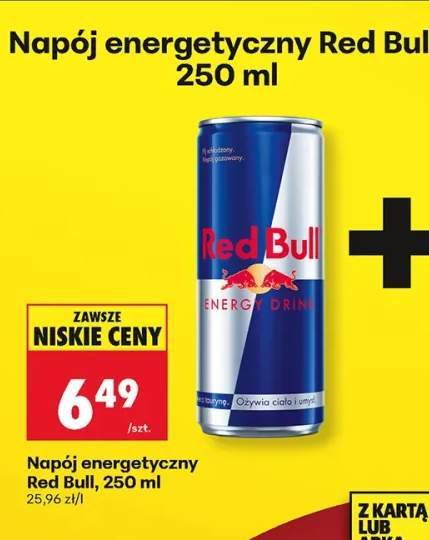 Napój energetyczny Red Bull