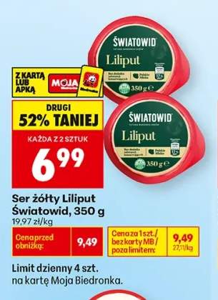 Ser żółty Liliput Światowid