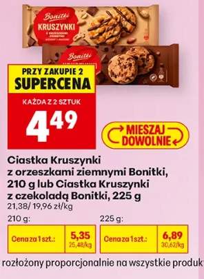 Ciastka Kruszynki z orzeszkami ziemnymi Bonitki +1 wariant