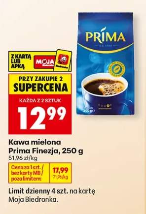 Kawa mielona Prima Finezja