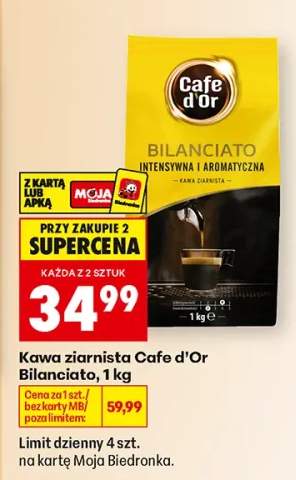 Kawa ziarnista Cafe d'Or Bilanciato