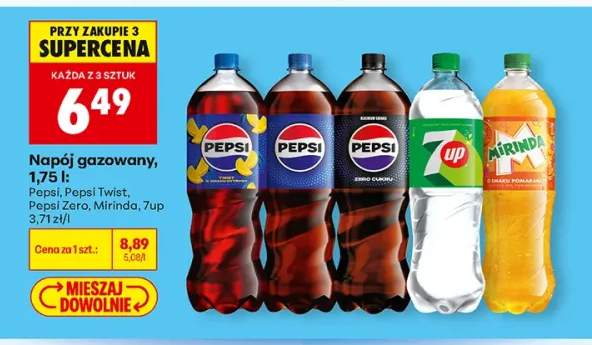Napój gazowany Pepsi +4 warianty
