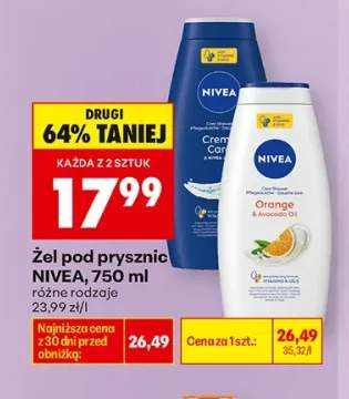 Żel pod prysznic Creme Care Nivea +1 wariant