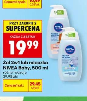 Żel 2w1 NIVEA Baby +1 wariant