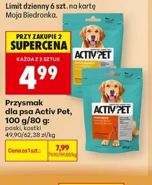 Przysmak dla psa paski Activ Pet +1 wariant