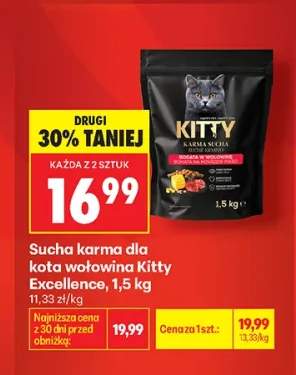 Sucha karma dla kota wołowina Kitty Excellence