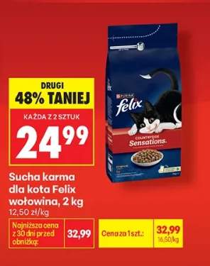 Sucha karma dla kota Felix wołowina