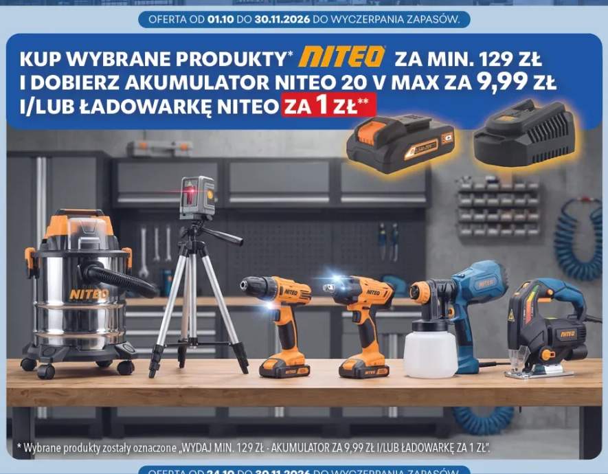 Akumulator Niteo 20V Max +1 wariant