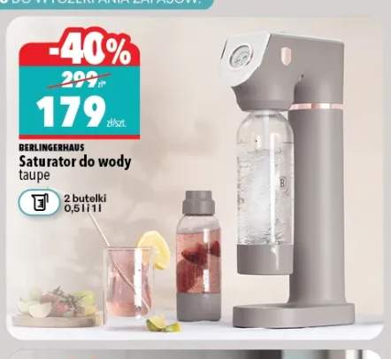 Saturator do wody taupe BerlingerHaus