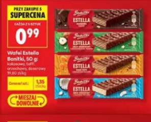 Wafel Estella orzechowy Bonitki +3 warianty