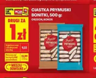 Ciastka Prymuski orzech Bonitki +1 wariant
