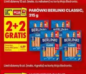 Parówki Berlinki Classic