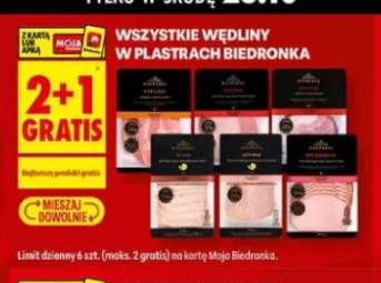 Wędliny w plastrach Biedronka