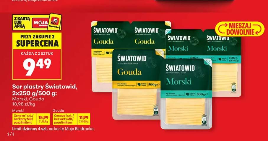 Ser w plastrach Gouda Światowid +1 wariant
