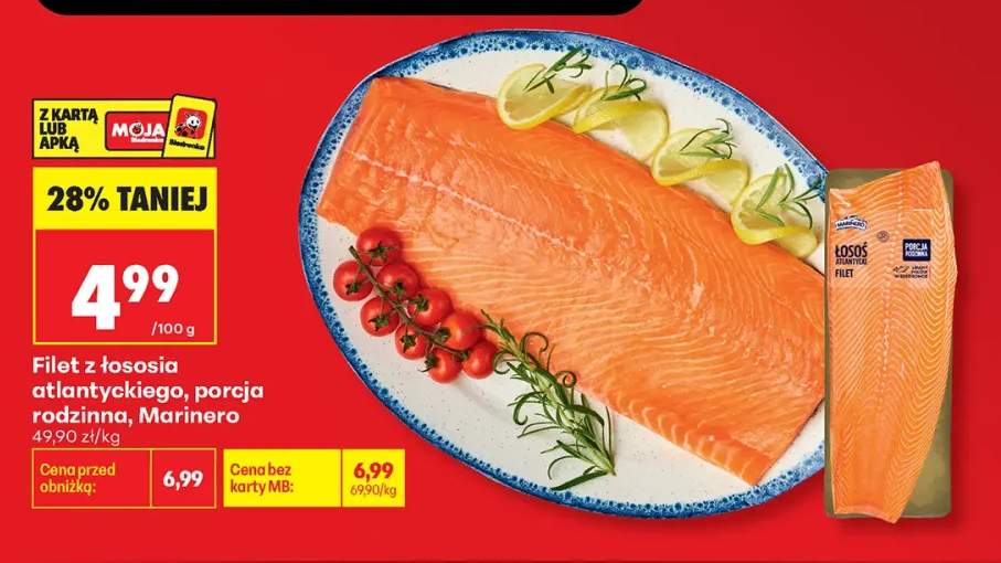 Filet z łososia atlantyckiego porcja rodzinna Marinero