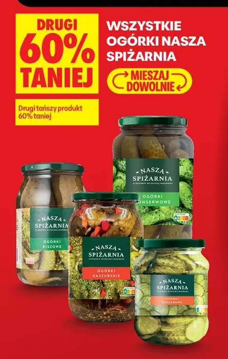Ogórki konserwowe Nasza Spiżarnia +4 warianty
