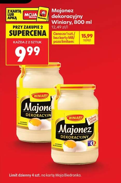 Majonez dekoracyjny Winiary