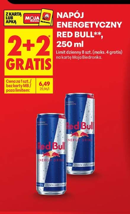 Napój energetyczny Red Bull
