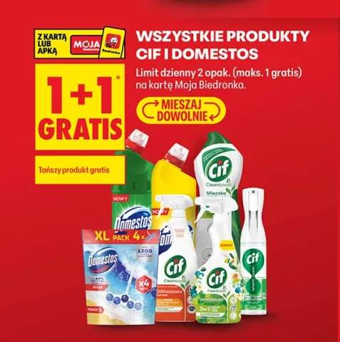 Produkty Cif i Domestos