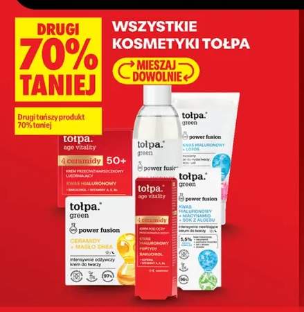 Krem przeciwzmarszczkowy ujędrniający 50+ age vitality Tołpa +5 wariantów