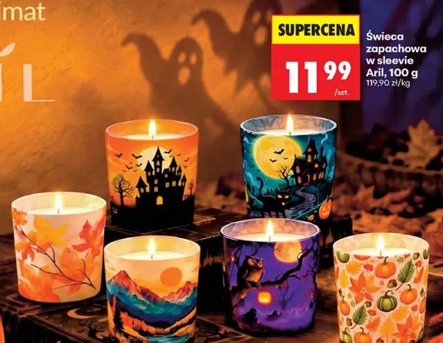 Świeca zapachowa w sleevie Aril