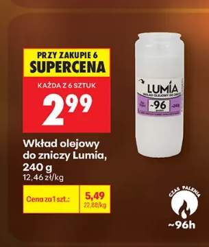 Wkład olejowy do zniczy Lumia