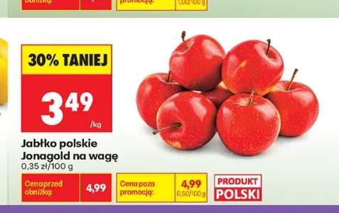 Jabłka polskie Jonagold
