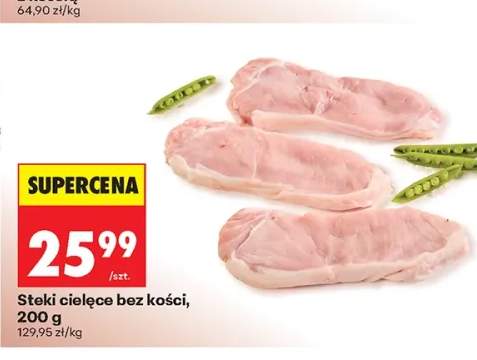 Steki cielęce bez kości