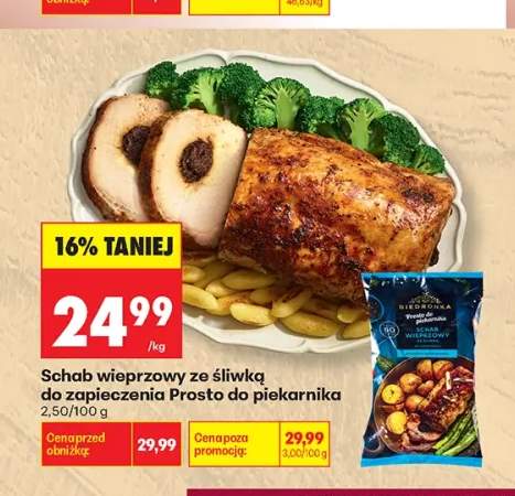 Schab wieprzowy ze śliwką do zapieczenia Prosto do Piekarnika