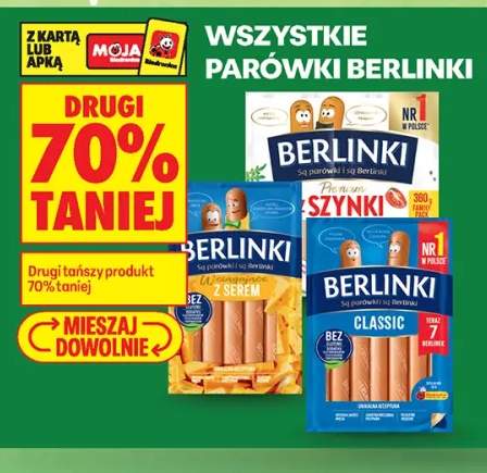 Parówki Berlinki +3 warianty