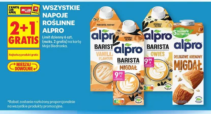Napój roślinny Alpro Barista Vanilla Flavour +4 warianty