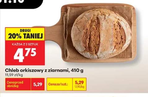 Chleb orkiszowy z ziarnami