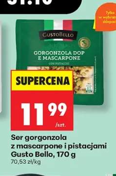 Ser gorgonzola z mascarpone i pistacjami Gusto Bello