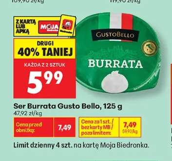 Ser Burrata Gusto Bello