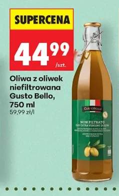 Oliwa z oliwek niefiltrowana Gusto Bello