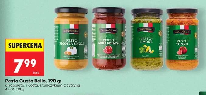 Pesto Gusto Bello arrabbiata +3 warianty